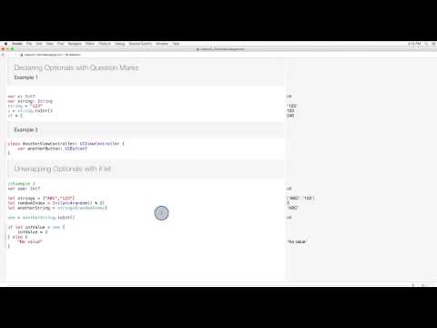 Unwrapping Optionals with if let
