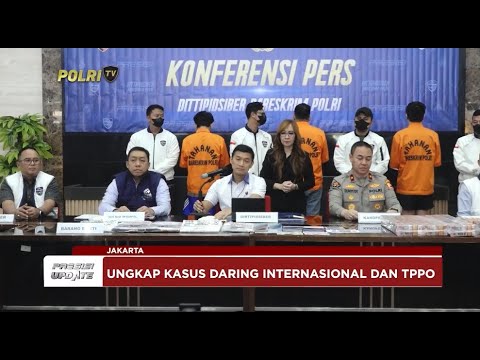PRESISI UPDATE: DITTIPIDSIBER BARESKRIM POLRI UNGKAP KASUS PENIPUAN INTERNASIONAL 160724 20.00 (1/2)