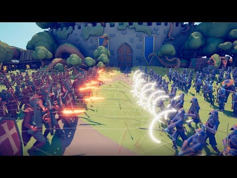 Shogun army vs The King army The First Castle War TABS Dynasty Update