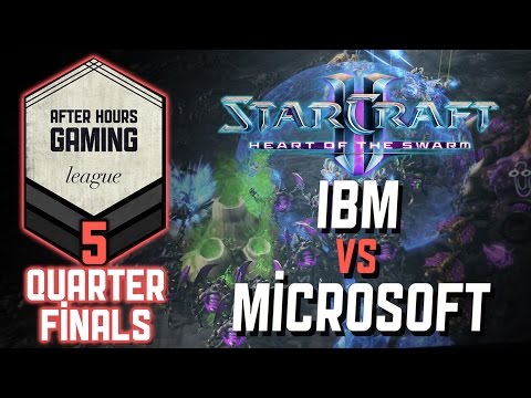 AHGL IBM vs Microsoft - Season 5 Playoffs - Quarterfinals - StarCraft 2 Match-up Introduction