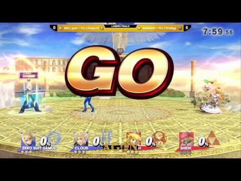 AgonTOYS - quiK + Purple-H Vs. RobinGG + Prodigy - Losers Finals - Smash 4 Doubles