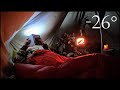 -26° Solo Camping 4 Days | Snowstorm & 100% Stainless Steel BOI Stove