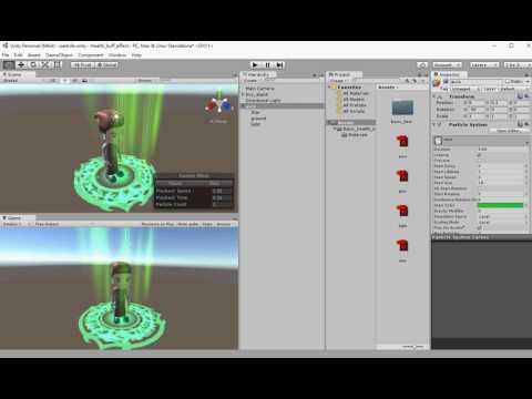 Unity Game Effect Health Buff Effect Practice