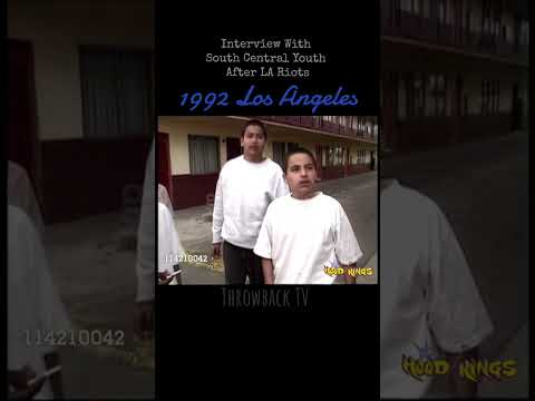 1992 Lennox Gang Members Show Battle Scars_Interview after the 92 LA Riots_South Central Los Angeles