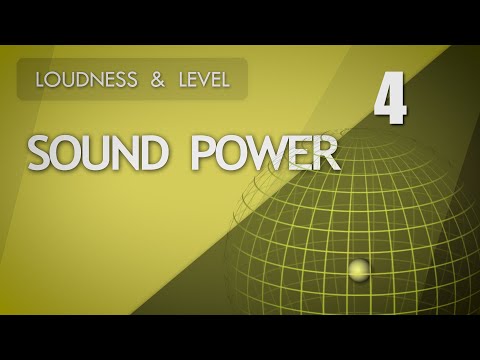 4. Sound Power - Loudness and Level