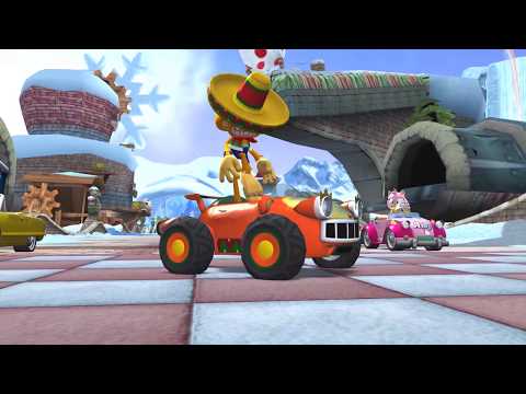 Sonic & Sega all star racing Vs Team sonic racing in split screen pt2