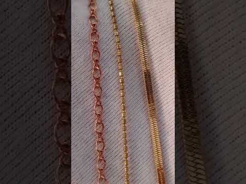 Brass chain for jewellery making