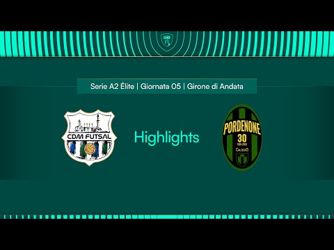 CDM Futsal-Pordenone 2-1 | 5ª giornata | Serie A2 Élite 2024/2025 - Girone A | Highlights