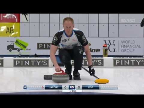 2017 Grand Slam of Curling - Champoins Cup - Mens Final - Jacobs vs. Koe