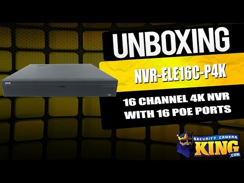 Unboxing: 4K 16 Channel NVR With 16 POE Ports - NVR-ELE16C-P4K