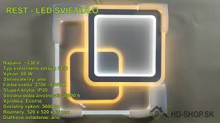 LED REST stmievateľné stropné svietidlo  s DO
