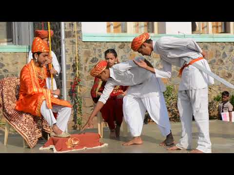 Std IX Celebrating Shiv Saptah in SPIS School Assembly 16 Feb 2018 2
