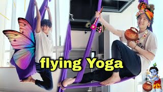 BTS try flying yoga 🧘‍♀️🪔 // Hindi dubbing // Part-1[reupload]