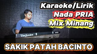 Download lagu SAKIK PATAH BACINTO - Boy Sandi ( Versi Remix ) Karaoke Nada PRIA mp3