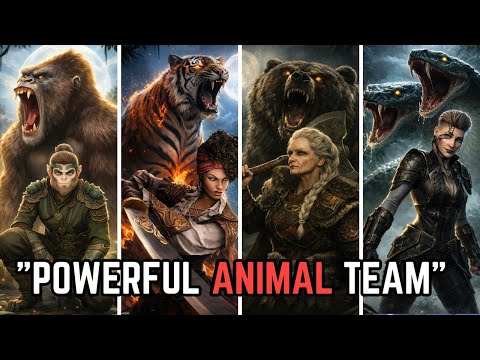 I Use Only Animal Heroes 😮🔥 Powerful Heroes with Animal Pet ~ Part-1 || Shadow Fight 4 Arena 