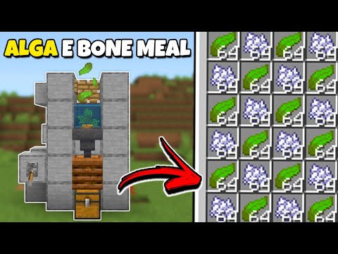 NEW BEST SEAWEED and BONE MEAL FARM in Minecraft Bedrock 1.21