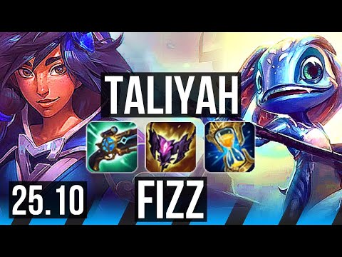 TALIYAH vs FIZZ (MID) | 68% winrate | KR Master | 25.10