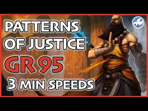 Diablo 3 Patterns of Justice GR95 Monk Speed Build (Season 19 Patch 2.6.7a)