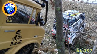 preview picture of video 'Unimog 406 - Land Rover Defender - Short Taiga Trip - SHERPA Tophy - Scale RC 052'