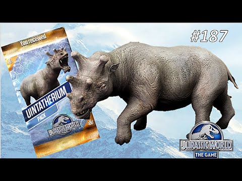 Jurassic World The Game | Cenozoic Battle | UINTATHERIUM PACK | #187
