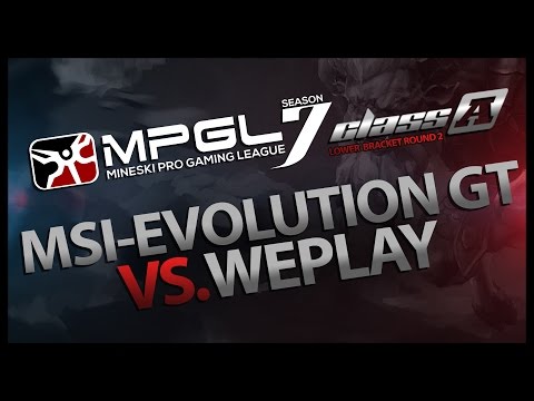 MPGL 7 Dota 2: MSI vs We play (Class A Game 1) - DENKI