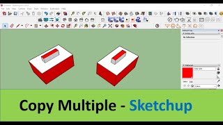 How to copy and paste in Sketchup