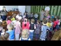 Музыкальная игра "Пяточка, носочек..", все детки детского сада ...