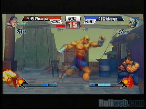 Korea Nationals SF4 Finals 3 - Laugh(Ryu) vs Sagat