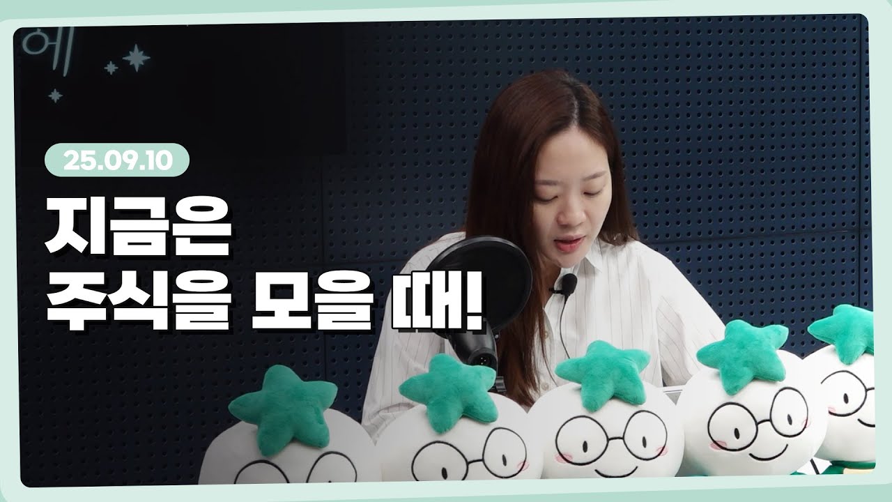 지금은 떠날 때가 아닙니다. 주식을 모을 때 입니다 l 250910 l 쏭디의 돈이 빛나는 낮에