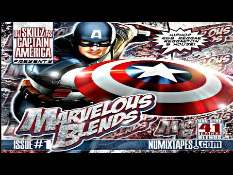 DJ SKILLZ as CAPTAIN AMERICA PRESENTS: MARVELOUS BLENDS ISSUE# 1 [2007]