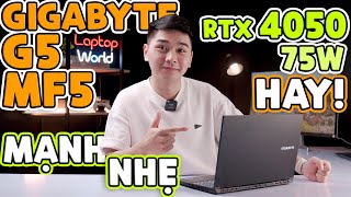 Trên tay Gigabyte G5 MF5 RTX 4050 (75W) -Laptop Gaming Nhẹ nhưng Mạnh | LaptopWorld