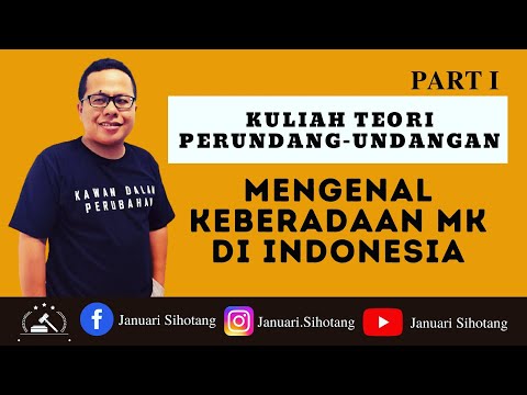 Kuliah Teori Perundang-Undangan 1: Mengenal Keberadaan MK di Indonesia