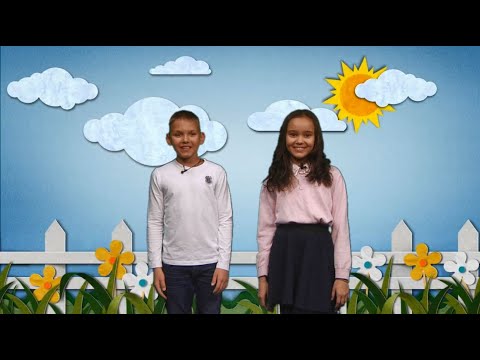 Детская передача студии местного Караидельского телевидения 