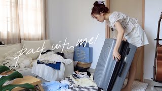 prep & pack with me for my first trip in yEARS ✈️