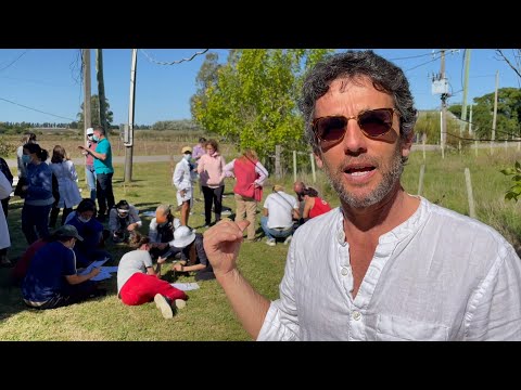 Taller GLOBE de caracterización de suelos en Escuela Rural Nro. 88 de Las Violetas, Canelones.