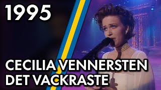 Cecilia Vennersten – Det vackraste // Melodifestivalen 1995 (50 FPS)