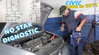 Honda Civic 2006 to 2011 starter clicks but car dont start /  Electrical schematic diagram
