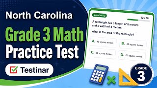 North Carolina EOG Grade 3 Math Practice Test | Testinar