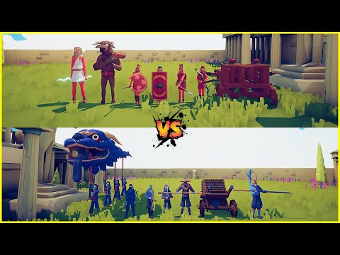 ANCIENT TEAM vs DYNASTY TEAM 🔥 |  TABS - Totally Accurate Battle Simulator