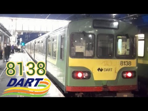 Onboard Ride on IÉ DART class 8100/8300 Number 8138 from Landsdowne Road to Booterstown.