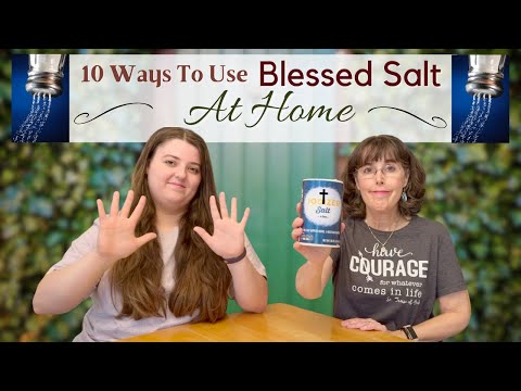 10 Catholic Ways  To Use Blessed Salt At Home || Powerful Sacramental!