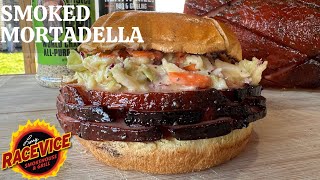 NEXT LEVEL Smoked Mortadella & Mustard Slaw Sandwich |Weber Kettle@GrillwithWeber @HeathRilesBBQ
