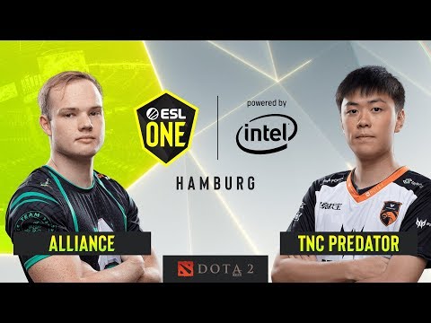 Dota2 - TNC Predator vs. Alliance - Game 2 - UB Semifinal - ESL One Hamburg 2019
