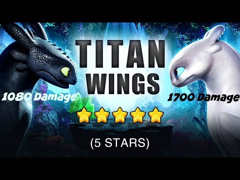 Titan Uprising 5 Stars Training Light Fury and Power Testing