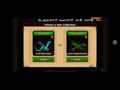 Rise of Berk | Hatching an Exotic Shivertooth then choosing between Ripwrecker and Grapple Grounder