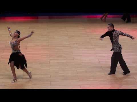 Miroslav Bonev - Emiliya Dzhelebova DanceForum 2017 WDSF int Open Latin 1/4 Jive