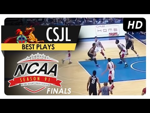 Racal with a great penetration underneath to Sollano | NCAA 91 Finals