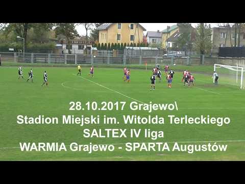 28.10.2017 SALTEX IV Liga WARMIA Grajewo - SPARTA Augustów