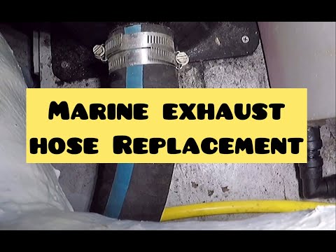 Marine Generator Exhaust Hose Replacement