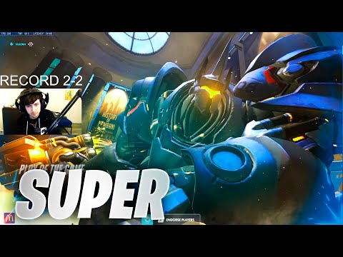 Super Rank 1 Reinhardt and Winston VS Harbleu + Cloneman16! POTG! [ Overwatch Season 30 Top 500 ]